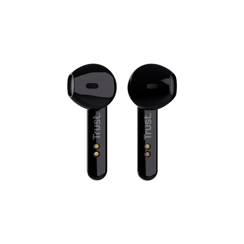 Trust audifonos bluetooth wireless color negro c controles táctiles  23712