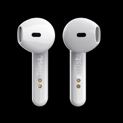 Trust audifonos bluetooth wireless color blanco ccontroles tactiles  23783
