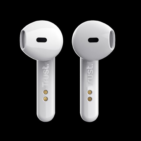 Trust audifonos bluetooth wireless color blanco ccontroles tactiles  23783