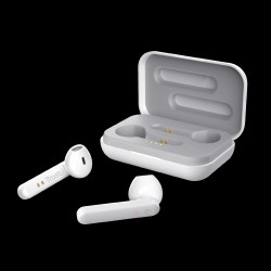 Trust audifonos bluetooth wireless color blanco ccontroles tactiles  23783