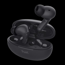 Trust audifonos bluetooth color negro microf  ccancelacion de ruido  25296