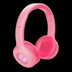 Trust audifonos infantil wireless color rosado personalizable  25274