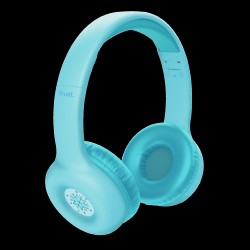 Trust audifonos infantil wireless color azul personalizable  25275