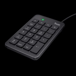 Trust teclado numerico USB color negro  22221