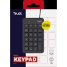 Trust teclado numerico USB color negro  22221