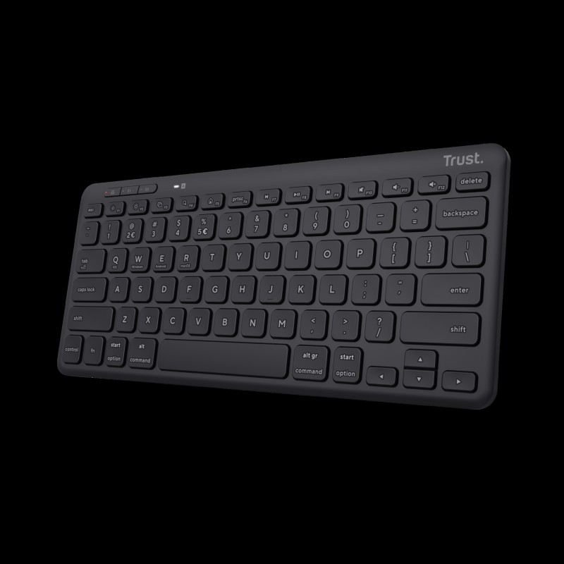 Trust teclado inalambrico en español eco recargable  25059
