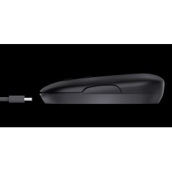 Trust  mouse recargable inalambrico silencioso color negro  24059