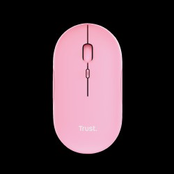 Trust  mouse recargable inalambrico silencioso color rosa con  24125