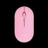 Trust  mouse recargable inalambrico silencioso color rosa con  24125