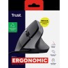 Trust mouse ergonomico alambrico color negro angulo vertical  25144