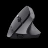 Trust mouse ergononico color negro inalambrico y recargable  25145