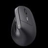 Trust mouse ergononico color negro inalambrico y recargable  25145