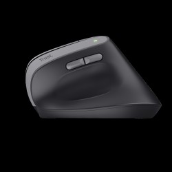 Trust mouse ergononico color negro inalambrico y recargable  25145