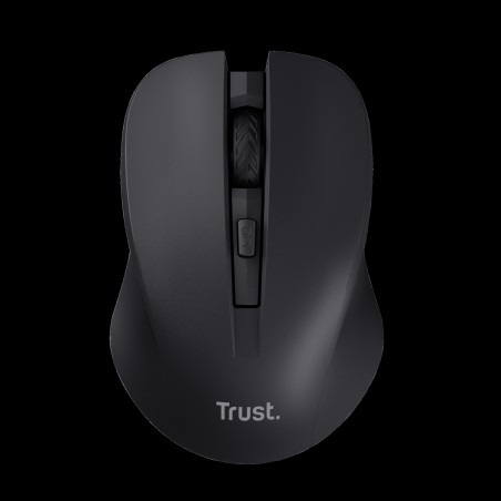 Trust mouse inalambrico eco  color negro silencioso  25084