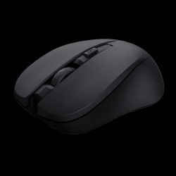 Trust mouse inalambrico eco  color negro silencioso  25084