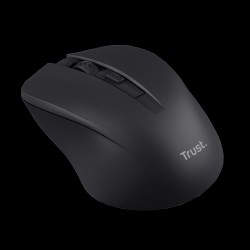 Trust mouse inalambrico eco  color negro silencioso  25084