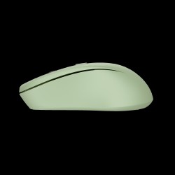 Trust mouse inalambrico eco  color verde claro silencioso  25042