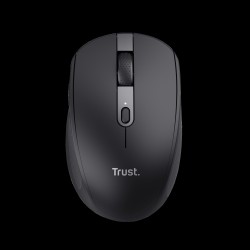 Trust mouse inalambrico recargable color negro silencioso  24819