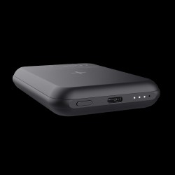 Trust banco de energia inalambrico 5000 mah color negro batería magnética iPhone 12 superior  24877