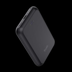 Trust banco de energia inalambrico 5000 mah color negro batería magnética iPhone 12 superior  24877