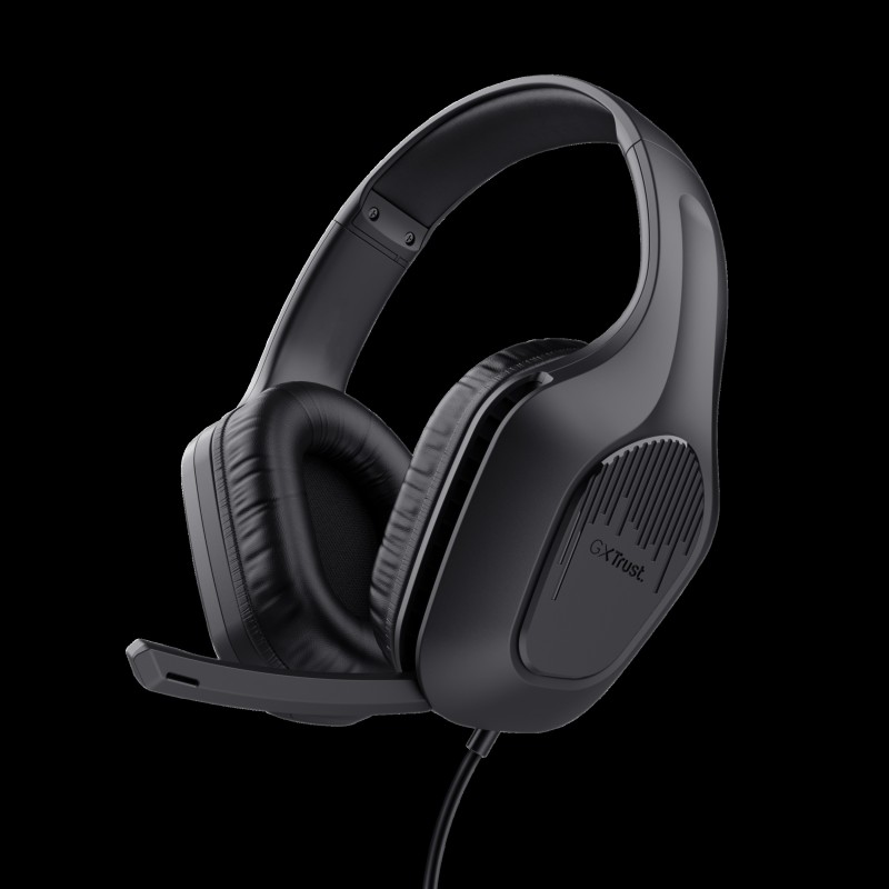Trust audifonos alambricos gamer color negro  24990