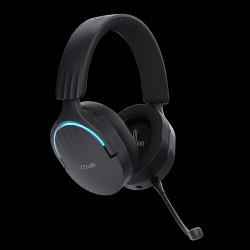 Trust audifonos inalambricos gamer color negro  24901