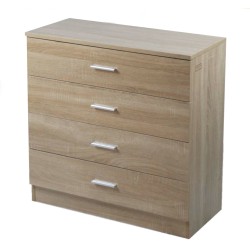 Kenneth Cole gavetero 4 niveles color roble-W72 x H67 x D33 cm-KCWD20220511-O