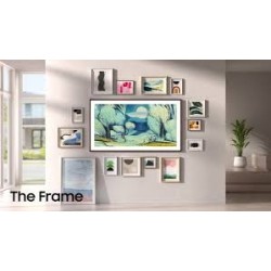 SAMSUNG Pantalla Samsung Smart TV 55 QLED The Frame 4K LS03F 2025 QN55LS03FAPXPA
