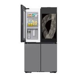SAMSUNG Refrigerador Bespoke 29 Pies 4 Door Family Hub, Dual Ice, Flex Zone Plateado RF29DB9950QDED