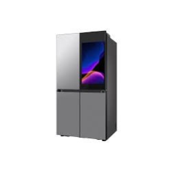 SAMSUNG Refrigerador Bespoke 29 Pies 4 Door Family Hub, Dual Ice, Flex Zone Plateado RF29DB9950QDED