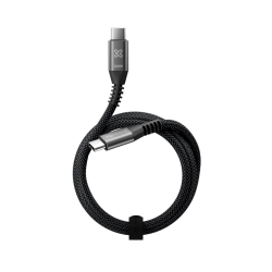 Klip Xtreme - USB cable - 24 pin USB-C - 3 m - Black - 240W Braided Fast Charging