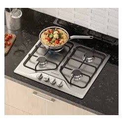 Frigidaire plantilla de gas 24pulg  vidrio empotrable 4 quemadores FTGY24R0EMS