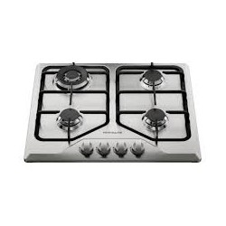 Frigidaire plantilla de gas 24pulg  vidrio empotrable 4 quemadores FTGY24R0EMS