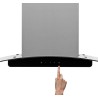 Midea extractor campana 36pulg  color siver MJWV7336C3GS