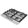 Midea estufa empotrable a gas 24pulg  color silver MTGB24R3402GS
