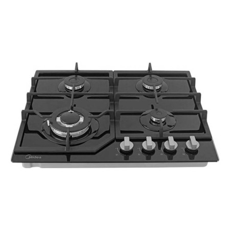 Midea estufa empotrable a gas 24pulg  vidrio color negro MTGB24R3402GG