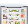 SAMSUNG Refrigerador 22 Pies 3 Door con dispensador Plateado Mate RF22A4220S9AP