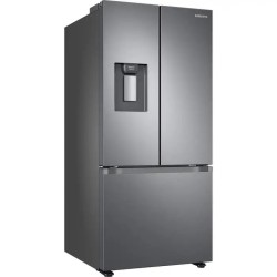 SAMSUNG Refrigerador 22 Pies 3 Door con dispensador Plateado Mate RF22A4220S9AP