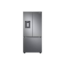 SAMSUNG Refrigerador 22 Pies 3 Door con dispensador Plateado Mate RF22A4220S9AP