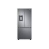 SAMSUNG Refrigerador 22 Pies 3 Door con dispensador Plateado Mate RF22A4220S9AP