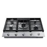 SAMSUNG Plantilla Gas 36 5 Quemadores Acero Inoxidable NA36R5310FSAA