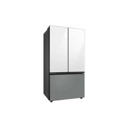 SAMSUNG Refrigerador Bespoke 24 Pies 3 Door Fdr Twin Cooling BlancoGris RF24BB62006MAP