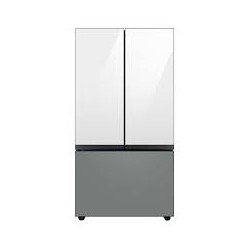 SAMSUNG Refrigerador Bespoke 24 Pies 3 Door Fdr Twin Cooling BlancoGris RF24BB62006MAP