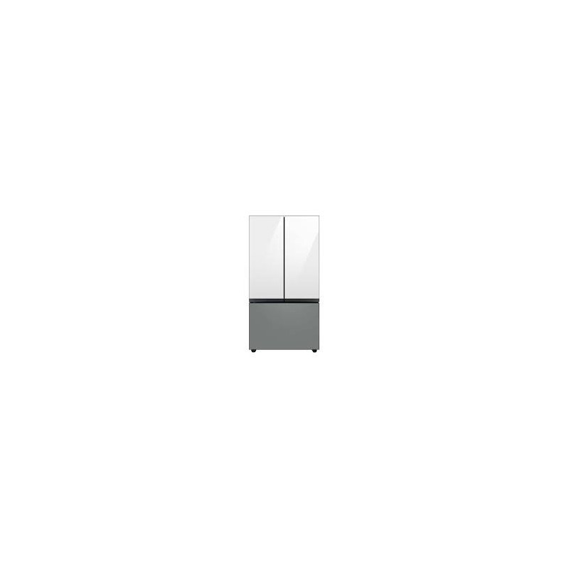 SAMSUNG Refrigerador Bespoke 24 Pies 3 Door Fdr Twin Cooling BlancoGris RF24BB62006MAP