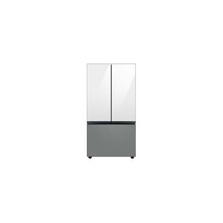 SAMSUNG Refrigerador Bespoke 24 Pies 3 Door Fdr Twin Cooling BlancoGris RF24BB62006MAP