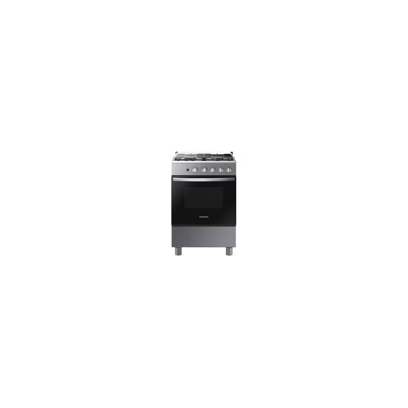 SAMSUNG Estufa Gas 4 Quemadores con termostato Plateado NX24BG45411VAP