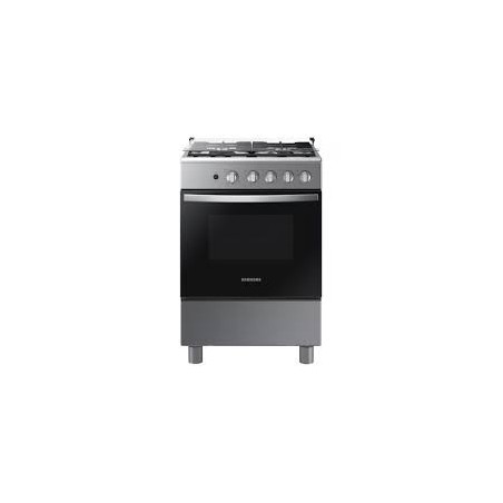 SAMSUNG Estufa Gas 4 Quemadores con termostato Plateado NX24BG45411VAP