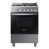 SAMSUNG Estufa Gas 4 Quemadores con termostato Plateado NX24BG45411VAP