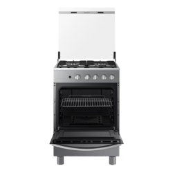 SAMSUNG Estufa Gas 4 Quemadores con termostato Plateado NX24BG45411VAP