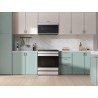 SAMSUNG Microwave OTR 2.1 Cu. Ft. Bespoke In White Glass Empotrable WIFI ME21DB670012AA